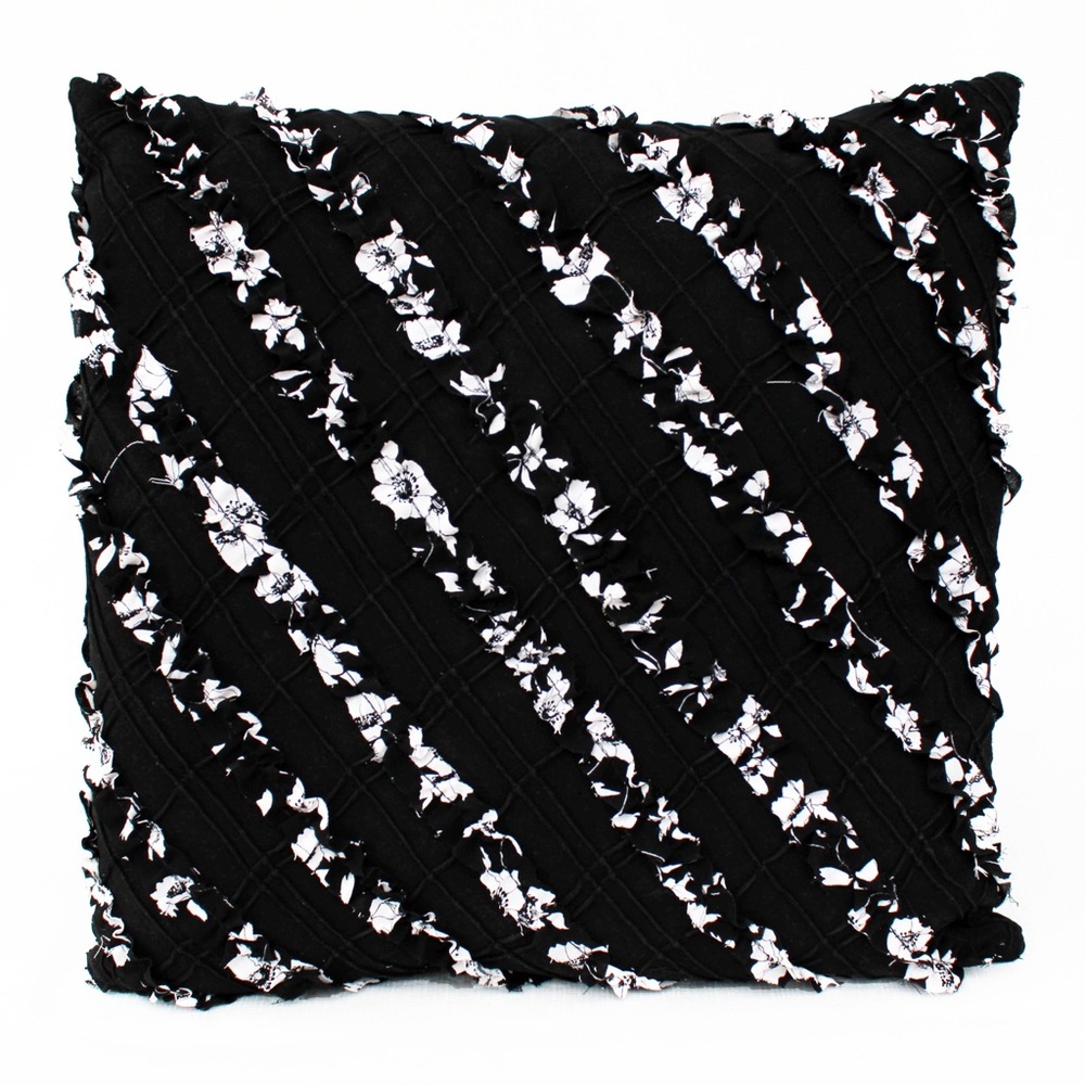 Anthropologie Handcrafted one-of-a-kind textile accent pillow